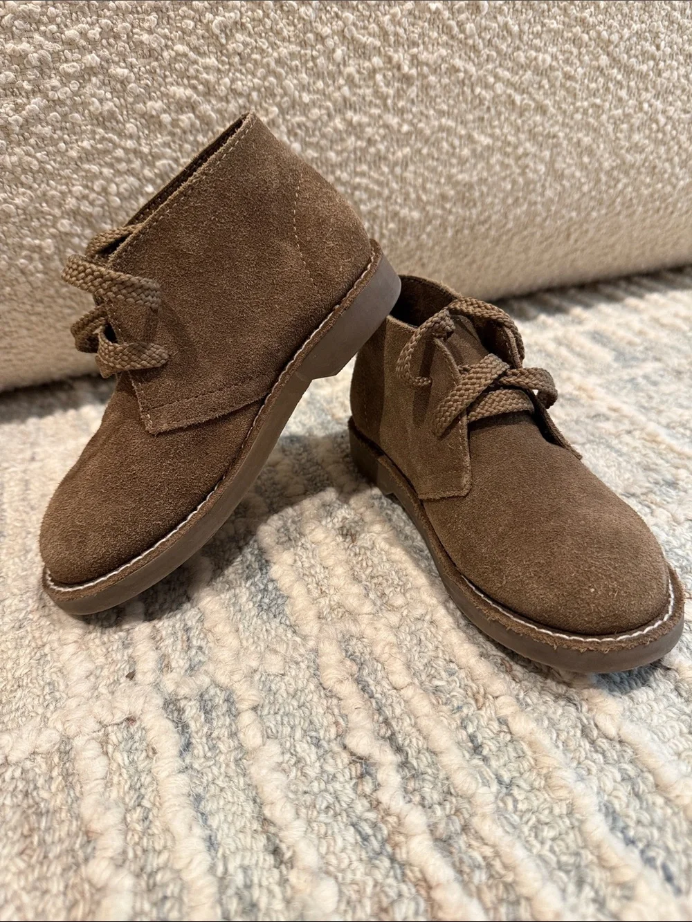 J. Crew Brown Suede Kids Boots